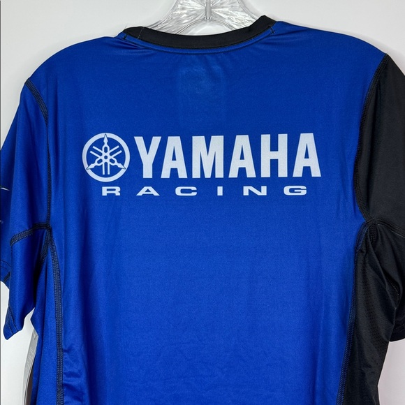 Yamaha Racing Paddock Tee Blue Tshirt Size Small NWT - Picture 5 of 9